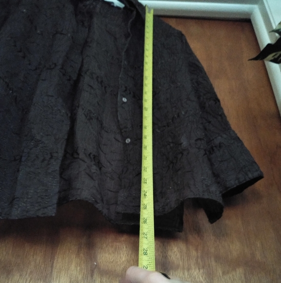 Was💲8! 🎉5/$20Dressbarn embroidered chiffon button down - Picture 9 of 9